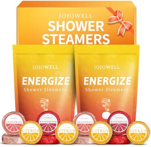 Shower Steamers Aromatherapy with Essential Oils - 12 Pack Birthday Gifts for Women, Home Spa Self Care Christmas Gift for Women Who Have Everything, Womens Stocking Stuffers by JOJOWELL