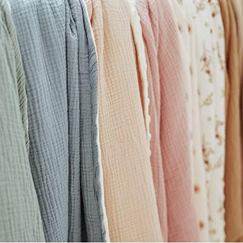 Konssy Soft Muslin Baby Blanket for Unisex Boys & Girls, 30 x 40 Inch - Image 6