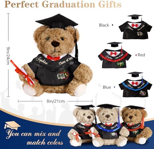 Personalized 2026 Graduation Teddy Bear with Name, Custom Stuffed Animal - Image 5