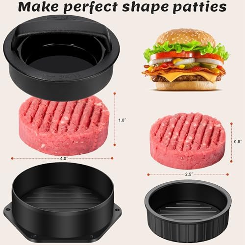 Grilliance 27pcs Griddle Accessories Kit for Blackstone, Professional Hibachi Flat Top Grill Tools, Enlarged Spatula Gift Set with Basting Cover，Burger Press Patty Maker for Outdoor BBQ Teppanyaki - Image 4