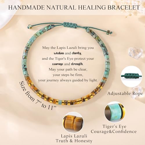 JoycuFF Morse Code Bracelets Christmas Birthday Gifts for Women Her - Image 4
