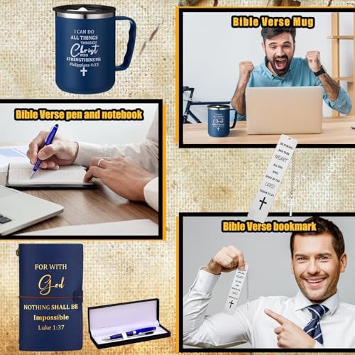 Shellwei 6 Pcs Christmas Christian Gifts,Blue - Image 6