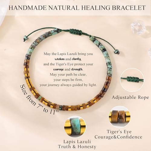 JoycuFF Morse Code Bracelets Christmas Birthday Gifts for Women Her - Image 4