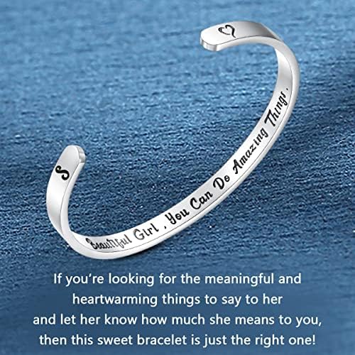 SAM & LORI Personal Bracelets for Teen Girls/Women - Meaningful Jewelry Gifts (Various Designs) for Best Friend/Daughter/Granddaughter/Niece/Sister/Mom/Aunt - Image 3