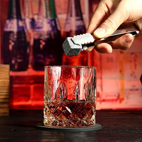 Whiskey Stones and Whiskey Glasses Set, Unique Gifts for Men with Wood Box - Image 6