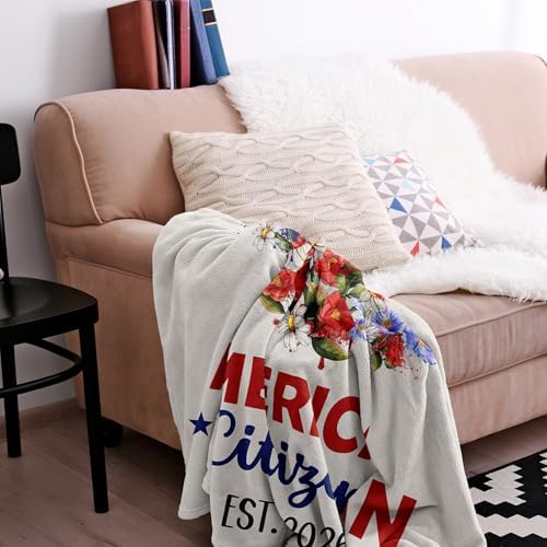 US American Citizenship Gift Ideas, New American Citizen Gifts Blanket - Image 3