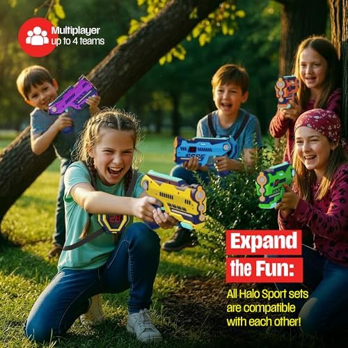 Laser Tag Set of 4 - Gifts for 8-13 Year Old Boy Gifts Birthday (4 Pack) - Image 6