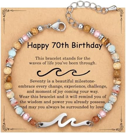AryaHozel Wave Bracelets for Women, Birthday Gifts for Women, Jewelry Gift for Her Best Friend Sister Mom Daughter - Christmas Valentines Day Easter Graduation Birthday Gifts Ideas by AryaHozel