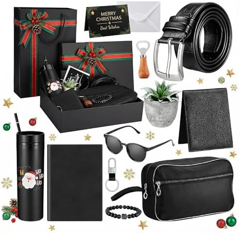 Skylety 12 Pcs Christmas Birthday Gift Set for Men, Santa by Skylety