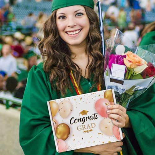 UAREHIBY Graduation Gift for Her,2026 High School Graduation Gifts with 12 oz Wine Tumbler,Master Degree,Phd Graduation Gift for Friend,Sister,Daughter,Girls-Rose Gold - Image 7