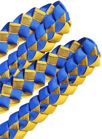 TFTAFAN Graduation Ribbon Lei Graduation Leis Necklace Class of 2026 Graduation Necklace Braided Necklace Graduation Gift Party Accessories for Women and Men - Image 3