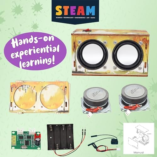 Teen Boy Gifts -DIY Bluetooth Speaker Kit -STEM Science Electronics Project - Image 5