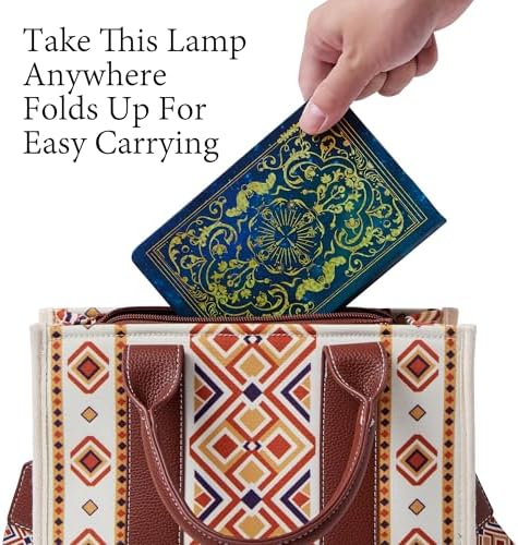 Uniwolk Book Lovers Gifts BookLamp - 5 Color Lights, 1200mah Battery, Foldable Paper Lamp as Book Decor & Accessories, Hot Foil Cover Design, Unique Gifts for Women or Friends & Christmas - Image 6