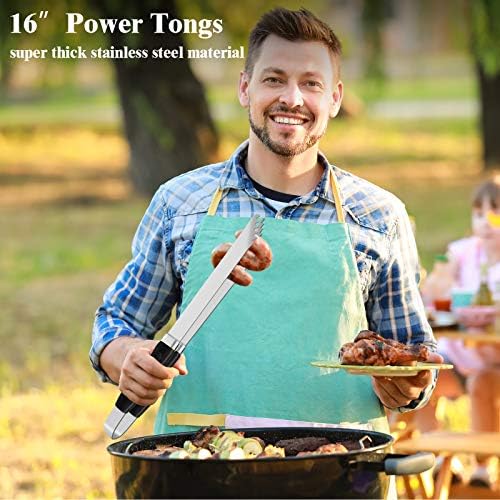 Romanticist 23pcs Stainless Steel BBQ Grill Tools & Accessories Kit, Black - Image 6