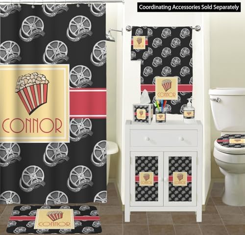 Personalized Movie Theater Waste Basket - Double Sided (White) - Image 3