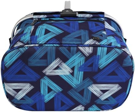 Picnic Basket, 22L Insulated Cooler Foldable, Thick, Triangle Pattern - Image 7