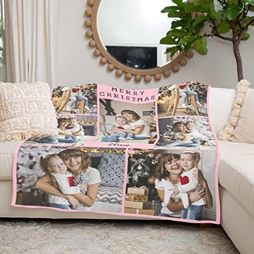 inkArts Custom Blankets with Photos, Personalized Photos Blanket Using My Own Photo, Customized Blankets with Picture, Personalized Gifts for Women Men Baby Child - Image 2
