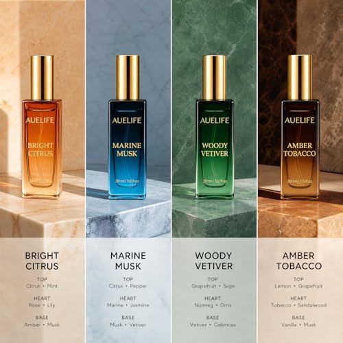 Auelife Men's Perfume Gift Set, 4x30mL Cologne, Gifts for Father, Dad & Him - Image 4