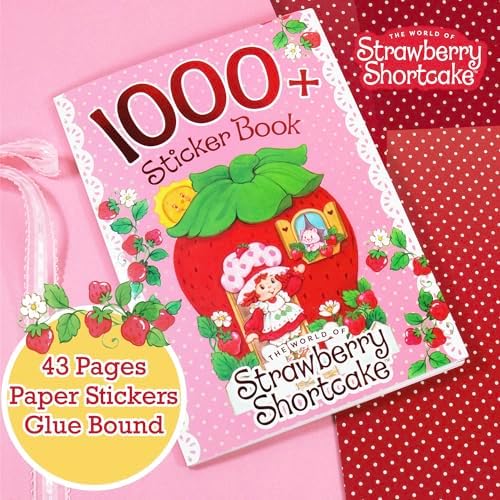 Horizon Group USA Sticker Book, Strawberry Shortcake, 1000+ Stickers - Image 7