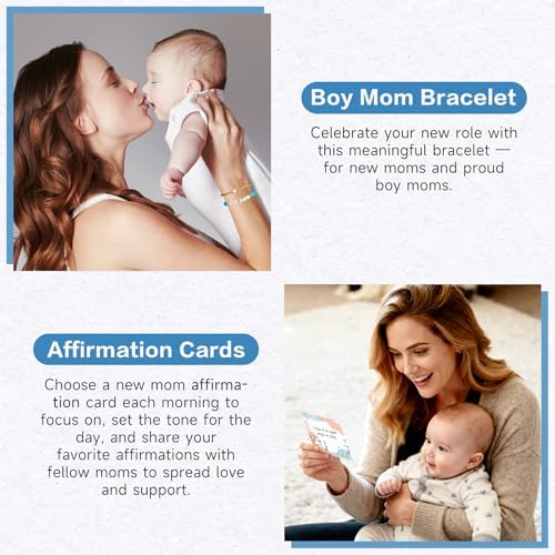 New Mom Care Package After Baby, New Mom Gifts & Baby Boy Gifts Essentials, After Birth Postpartum Gift for Expecting Moms, First Time Mothers Day Birthday Gift for Boy Mom - Image 5