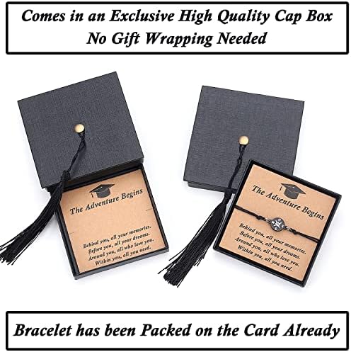SAM & LORI Unique Grad Cap Box 2026 Graduation Gifts for Her/Him - Adjustable Unisex Bracelet for Primary/Middle School/High School/College Grads - Image 5