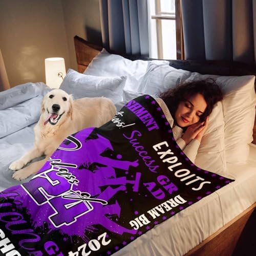 Graduation Gift Card Personalized Blanket Custom Picture Blankets College Graduation Gifts for Him/Her Custom Blanket with Picture Custom Graduation Blanket 2024 32x48inch - Image 6