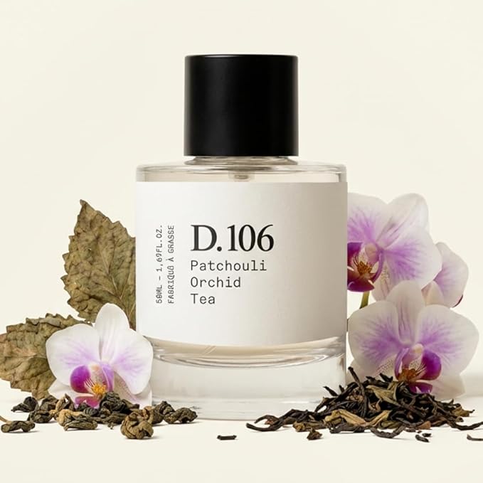 – D.106 – Eau de Parfum Inspired by V.iktor&R.olf F.lowerbomb, Made in Grasse (France), Long-Lasting Perfume for Women, Patchouli & Orchid, Vegan – Spray 50 ml | 1.7 fl. oz.