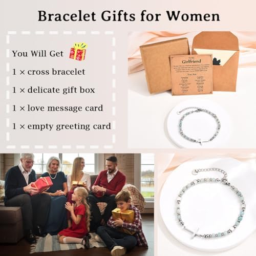 Religious Cross Bracelet for Women Girls, Christian Gifts - Image 4
