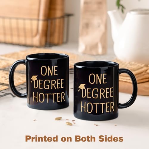 Petalsun Graduation Gift for Her, Him - 11oz Ceramic One Degree Hotter Mug - Image 4