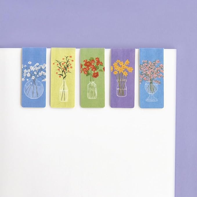 Magnetic Bookmarks Set - A (Olivia's Flowers Ver.1)
