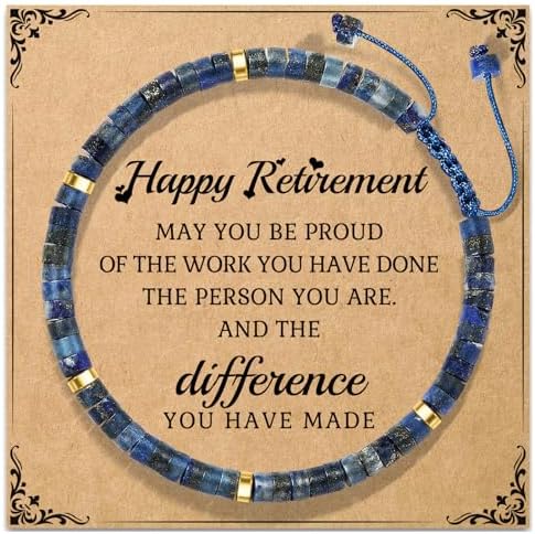 AGOT Thank You Gifts for Women: Teacher Appreciation Office Gifts for Coworkers Employee Boss Lady Manager Colleague Natural Stone Bracelet by AGOT