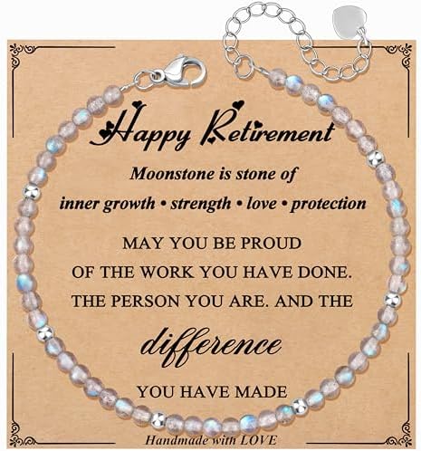 JoycuFF Moonstone Bracelet Christmas Birthday Valentines Gifts for Women by Joycuff