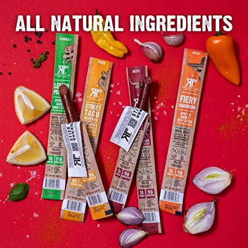 Righteous Felon Beef Sticks Jerky Variety Pack, 11 Flavor Sampler Gift Box - Image 6