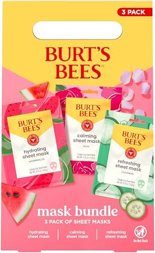 Burt's Bees Face Mask Bundle Set, 0.33 oz., Masks, 3 Count (Pack of 6) - Image 5