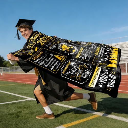 ACBEAT 2026 Graduation Gifts, College Graduation Gifts for HIMS Blanket 60"X50", Graduation Gifts for Hers, Gifts for Graduation, 2026 Graduation PHD Bachelors Masters Degree Graduation Gifts - Image 3