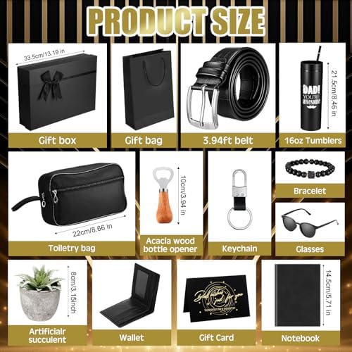 Skylety 12 Pcs Christmas Birthday Gift Set for Men, Dad You are Awesome - Image 2