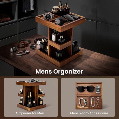 EXIN DECHEN Cologne Organizer for Men,Cologne Stand,Birthday Gifts for Men - Image 2