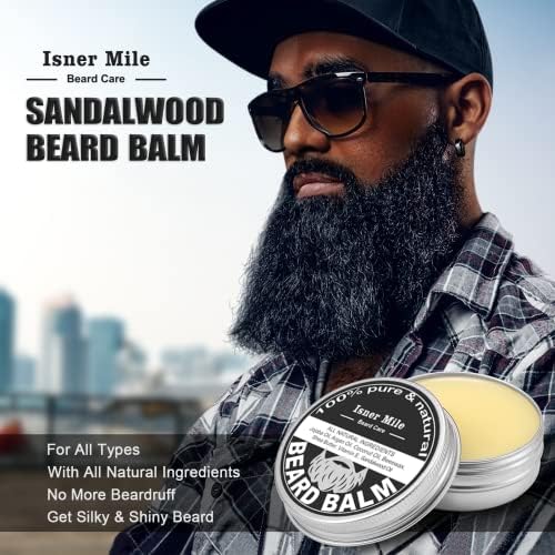 Beard Kit Birthday Gifts for Men Grooming & Care w/ Wash, Brush, Balm, Comb - Image 6