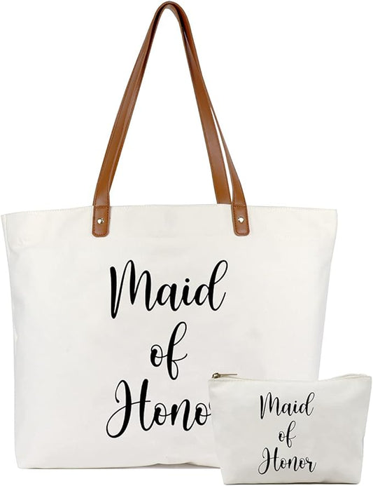 Lamyba New Mom Gifts, Mama Bag Tote with Makeup Bag, Cool Gifts for Mom to be/Expecting Mom/Pregnant Women