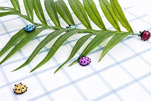 Ladybug Refrigerator Magnets Kitchen Magnets Office Magnets for Whiteboard, Dry Erase Board, Cute and Colorful Insect Design (12pcs per Set)