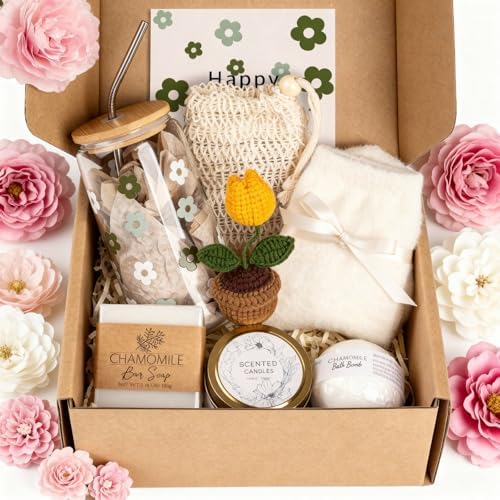 Birthday Gifts for Women, Self Care Gifts Baskets Care Package for Women, Happy Birthday Gifts for Teen Girls, Her, Mom, Sister, Best Friend, Wife, Girlfriend, Coworker - Image 3