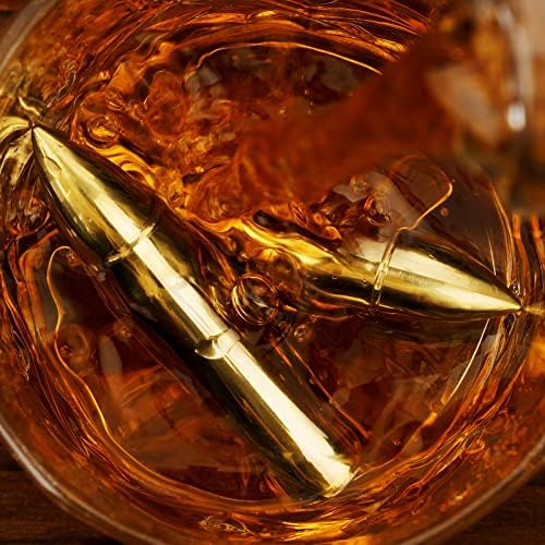 Gifts for Men Dad Husband, Father's Day Anniversary Birthday Gifts for Him Boyfriend, Reusable Stainless Steel Whiskey Stones and Whiskey Glasses Set, Cool Burbon Scotch Cocktail Set Gifts - Image 2