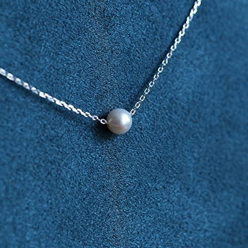 Graduation Gifts for College Girls, Freshwater Cultured Pearl Pendant with Sterling Silver Adjustable Cable Chain, High School Graduate Gifts Ideas for Best Friend, Daughter, Granddaughter, Sister - Image 2