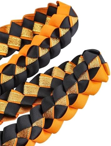 TFTAFAN Graduation Ribbon Lei Graduation Leis Necklace Class of 2026 Graduation Necklace Braided Necklace Graduation Gift Party Accessories for Women and Men - Image 3