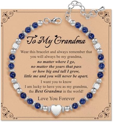 Inspirational Gifts Bracelets for Women, Healing Natural Stone Bracelets by ZOKCC