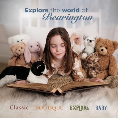 Bearington Baby Lil’ Willow Snuggler - 15" Fawn Security Blanket with Silk Satin Trim and Plush Deer Head - Soft Plush Animal Lovey Comfort Blanket for Toddlers - Image 6