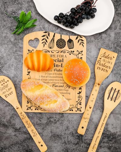 Sister in Law Birthday Gifts, Gifts for Sister in Law Cutting Board - Image 5