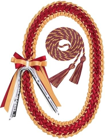 TFTAFAN Graduation Leis and Graduation Honor Cords Class of 2026 Graduation Ribbon Lei Graduation Necklace Braided Necklaces gift for Student Gifts Party Supplies by Unknown