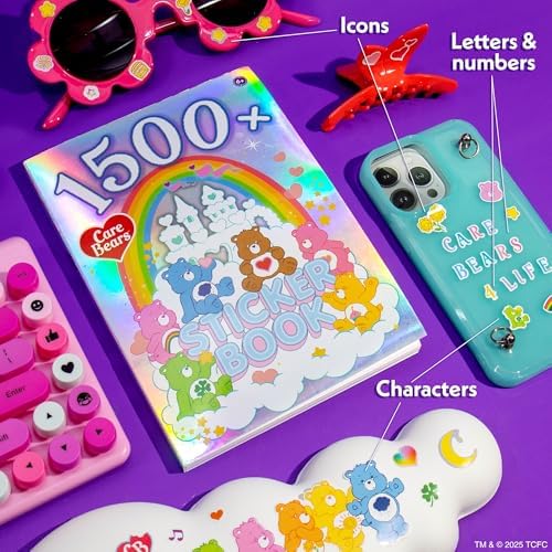 Horizon Group USA Sticker Book, Care Bears, 1500+ Stickers - Image 6