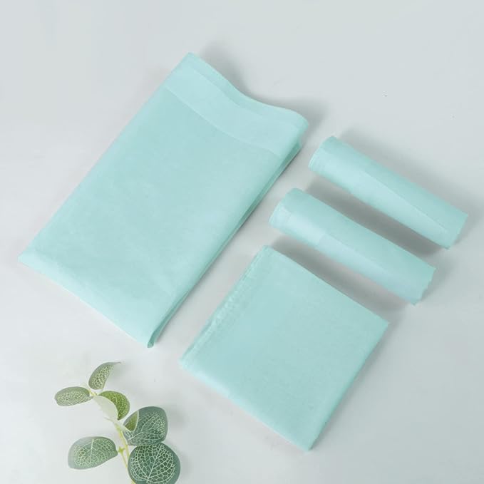 HOULIFE Men's Cotton Handkerchiefs, Solid Color 60S Soft Cotton Hankies for Men Women 6/12PCS 15.7"×15.7"